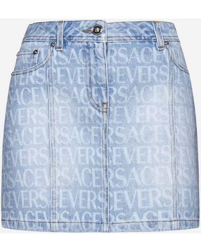 versace skirt blue|Versace europe website.